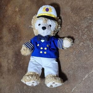 Disney Duffy The Disney Bear Cruise Line Captain Plush 15”